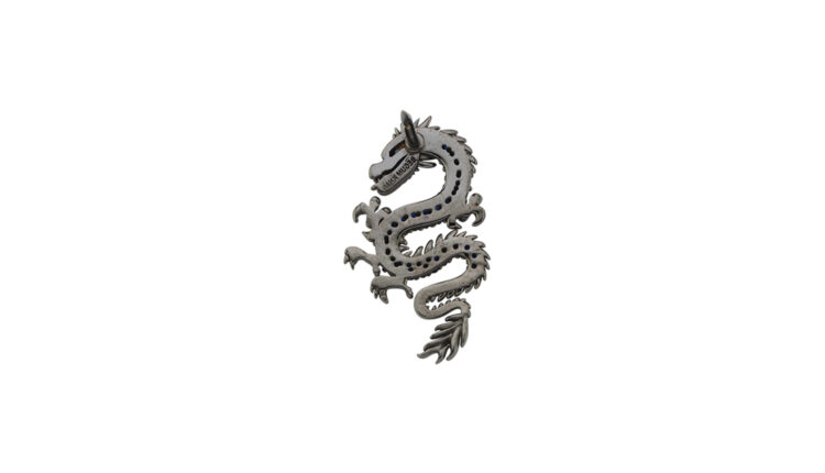 MINI-DRAGON-LAPEL-PIN-NAVY-RUTHENIUM-D2