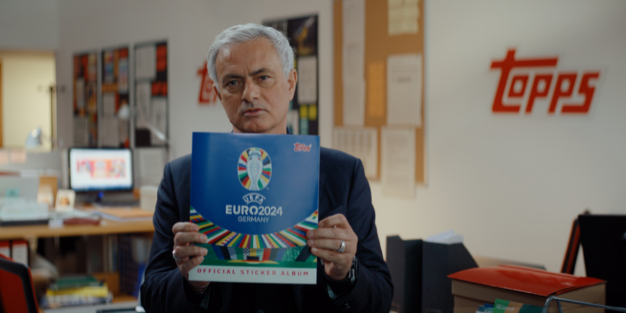 Marca de cromos e José Mourinho juntos em campanha motivacional do Euro 2024