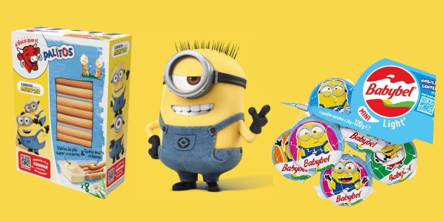 Queijinhos d’A Vaca que Ri e Babybel juntam-se aos Minions para dar prémios