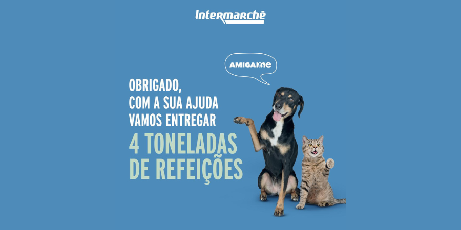 Intermarché doa quatro toneladas de produtos a associações de animais