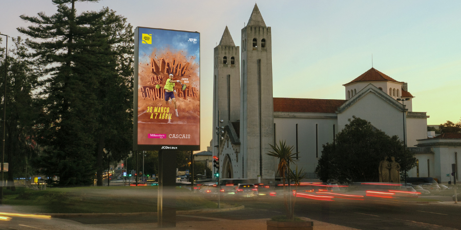 JCDecaux renova parceria com o Millennium Estoril Open