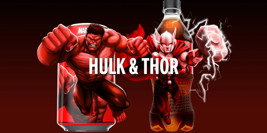 Coca-Cola recruta heróis da Marvel em nova edição limitada