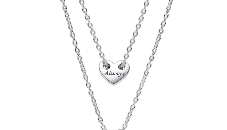 Colar Pandora Forever & Always Splittable Heart Collier Necklaces em Prata 925_89euros_393207C00