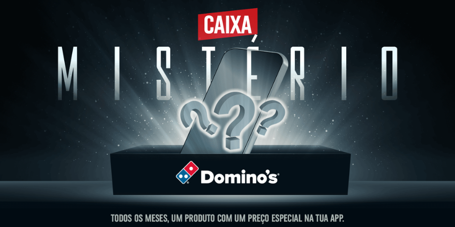 Domino’s adiciona mistério ao início dos meses com descontos surpresa da Caixa Mistério