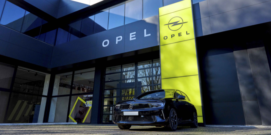 Conheça o novo logotipo da Opel em amarelo néon