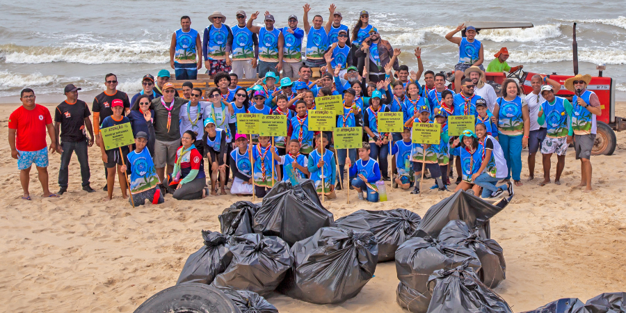 Vila Galé ajuda a recolher 1,2 toneladas de lixo em praia brasileira