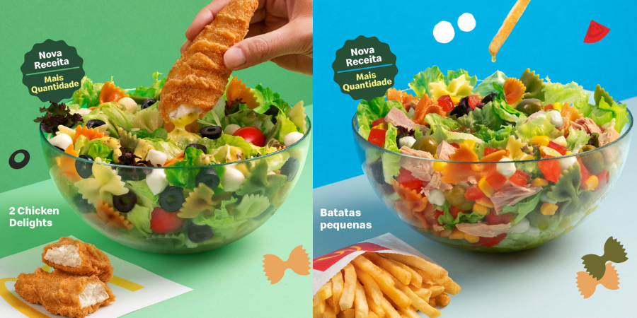 Nem só de hambúrgueres se faz a McDonald’s. Conheça as novas saladas da marca