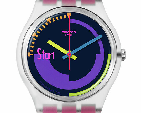 SWATCH NEON PINK PODIUM_75 euros (2)