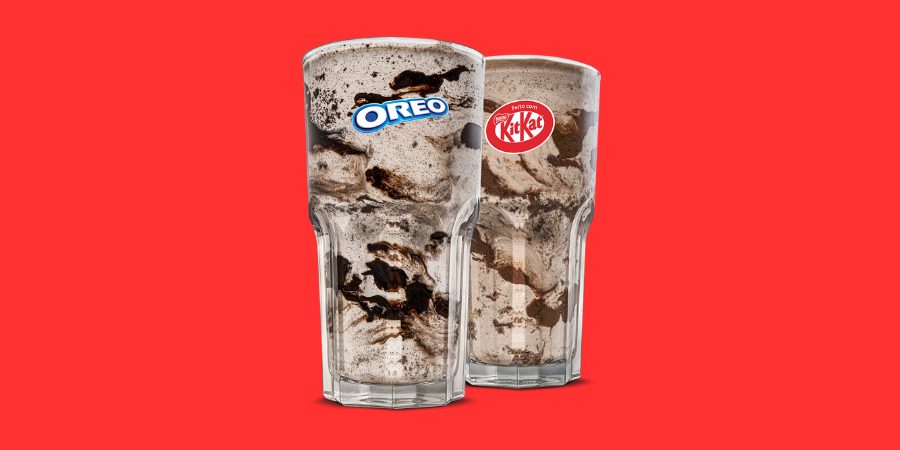 Burger King tem novidade para os gulosos: gelados de Oreo e KitKat vão ter toppings da base ao topo