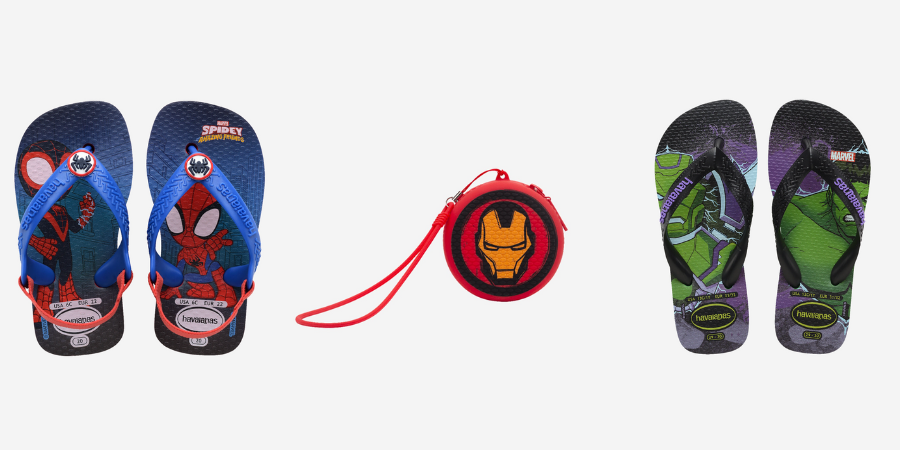 Tem fãs da Marvel lá em casa? As novidades da Havaianas vão conquistar miúdos e graúdos