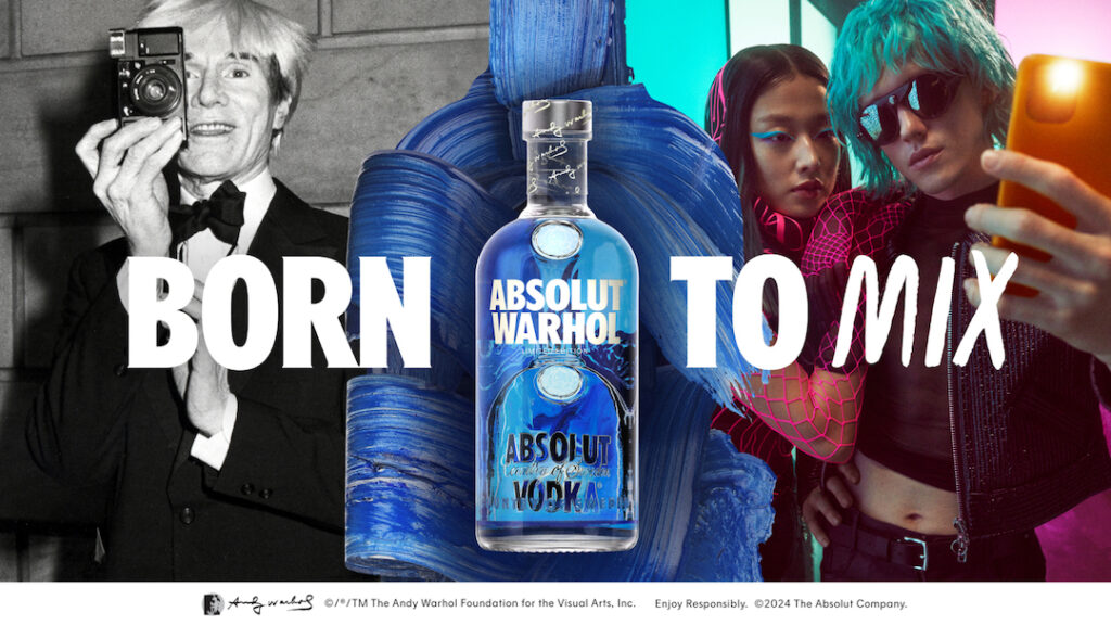 Absolut recupera pintura de Andy Warhol em nova garrafa de vodka