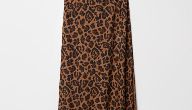 000041140666021 Saia estampado leopardo Mulher Bege escuro 17,99