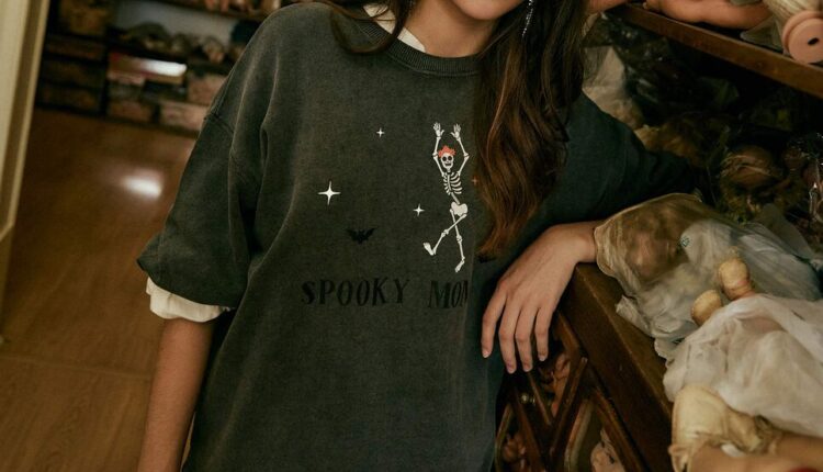 000041138476002 Shooting Sweatshirt de felpa halloween Mulher Preto 17,99