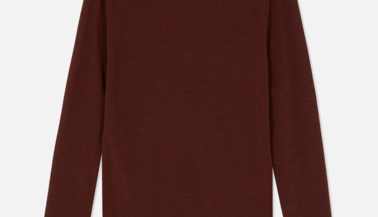 PRIMARK The Edit – LS Burgundy Jersey Tee £12, €14, �16, PLN60, CZK365, RON70