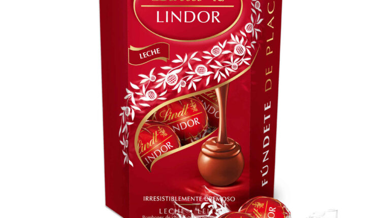 Bombons de Chocolate Lindor Cornet Leite 600gr_14,99 euros (Continente)