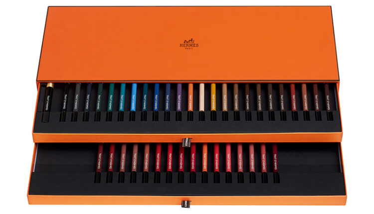 Trait d#8217;Hermes, coloured eye and lip pencils – Hermes © Studio des Fleurs