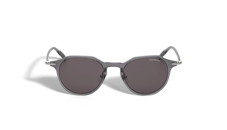 Round sunglasses with grey injection frame Montblanc – PVP sob consulta