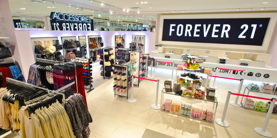 Forever 21 pede falência pela segunda vez em seis anos