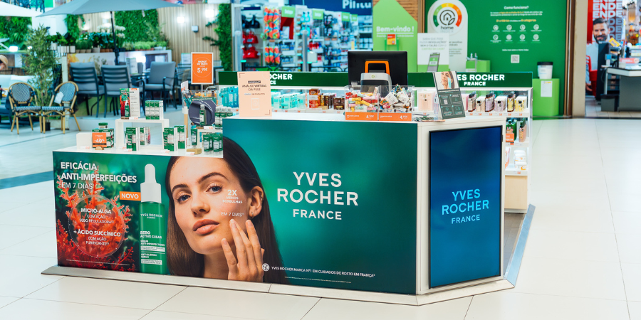 Yves Rocher: Diagnóstico de pele gratuito e aconselhamento personalizado na nova Pop up Store do Colombo