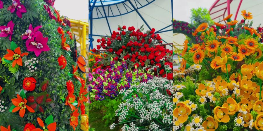 Este é o primeiro jardim de flores LEGO do mundo e conta com 792 mil peças e modelos hiper-realistas