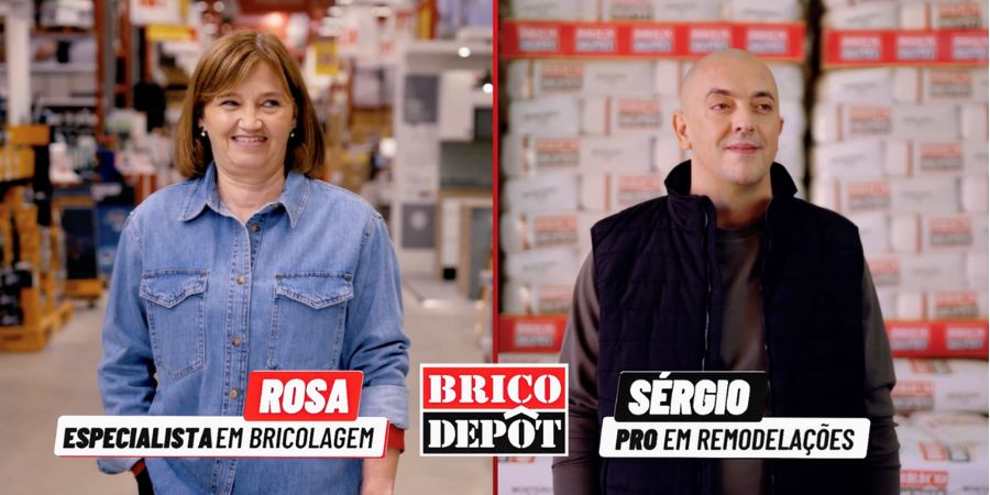 Brico Depôt junta cliente real e uma colaboradora em campanha focada na poupança