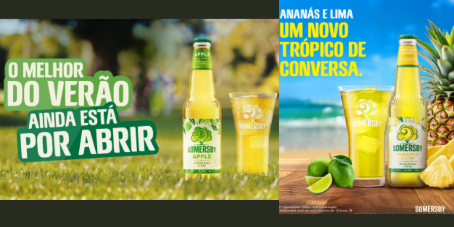 Somersby renova imagem e lança novo sabor ananás & lima