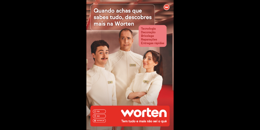 “Quando achas que sabes tudo, descobres mais na Worten”: Marca reinventa-se com IA e humor na nova campanha